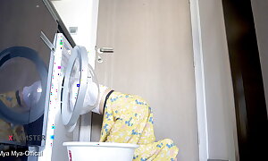 Myanmar Shut Maid gets stuck in Cleaner Machine and is then Banged in her Ass immigrant Behind