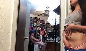 Stepsister Catches Her Fellow-countryman Modeling On Web camera