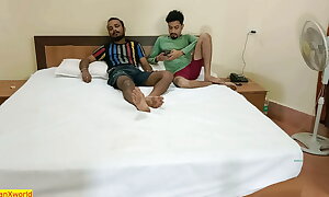 Indian hot Aunty hardcore threesome sex! Socking hindi sexual intercourse