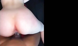 Student groans and pussy drips with Big nefarious cock nefarious cock