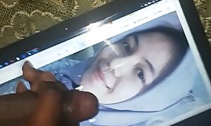 cumtribute to pretty oriental hijab cooky