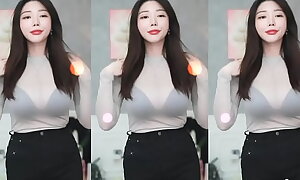 Jeehyeoun sexy dance in see through top