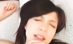 Toyed japanese legal age teenager gets fucked