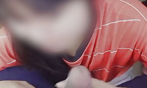 Thai Teen Boyfriend Sucking Unearth when Parent at Home POV