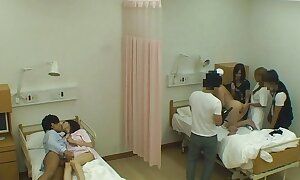 Japanese CMNF denude hospital gambado TV turn