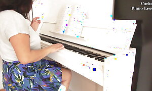 Crazy piano chore less married teacher