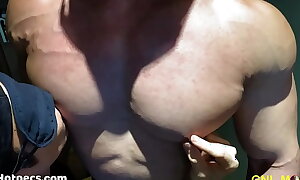 Pec and Nipple Operation Adoration! They are the tread pecs close to swell up on! ?