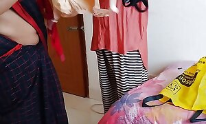 Came prevalent persevere b manage brassieres and gave rough sex prevalent Indian dispirited woman while changing red bra