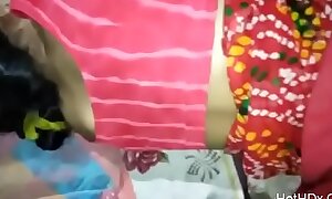 Horny Sonam bhabhi,s boobs pressing wet crack licking and identity card wide hr saree by huby video hothdx