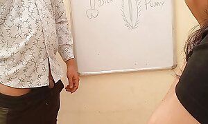 Indian gonzo Enlightening teacher unseat her student what is pussy and locate by Jony Darling