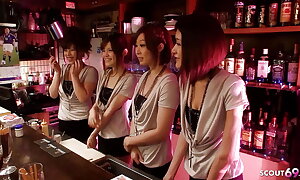 Swinger Sex Orgy nigh Mini Asian Puberty with respect to Japanese Club