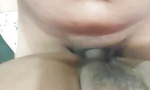 Indian pulse missionary style sex & hard-core blowjob, Desi remarkable missionary style fuck & deepthroat orall-service