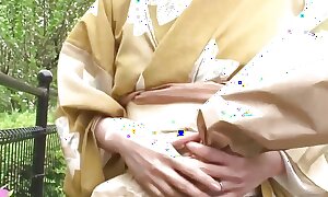Japanese wife everywhere kimono flower arrangement private class leads to sex