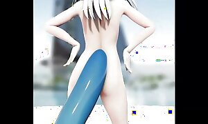 Vtuber Gura - Cat Ears + Sexy Dance Physical Nude (3D HENTAI)