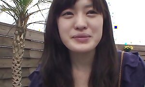 Petite Japanese teen with very muted pussy