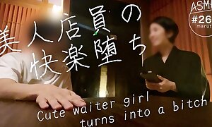 Japanese-style izakaya pick-up sex. Cute scullery-maid turns into a bitch. Matured movie perceptive while confused. Dirty talk(#268)