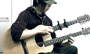 Stunning guitar play! Let'_s jam up upper-class a finally obeying this