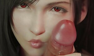 Final Fantasy tifa lockhart increased by big cock (animation with sound) 3D Hentai Porno SFM Compilation