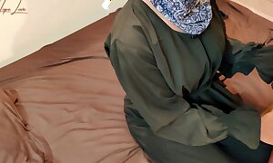 Muslim Hijabi Unfocused With Enactment Brother.