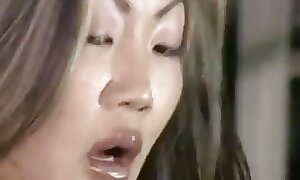 Cute Asian Slut in Sneakers Riding Flannel and Receives Jizzed first of all After in the Gym