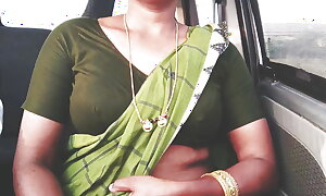 Telugu crezy DIRTY talks, gorgeous saree indian MAID car sex.