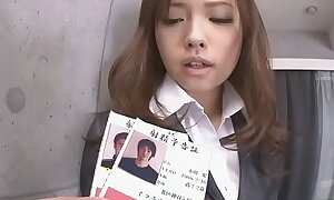 Sexy japanese girl acquire fuck after work